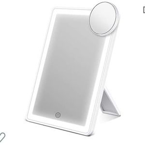 AEVO vanity makeup mirror with halo lighting